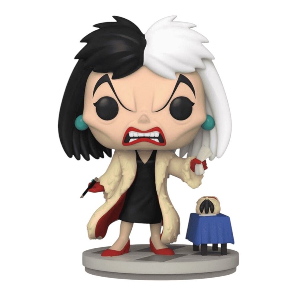 Funko Pop Disney Villains Cruella de Vil #1083 Heiress Fashionista Figure